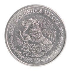 Mexican peso coin