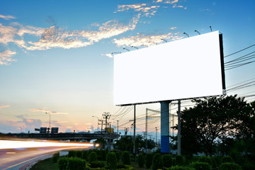 billboard blank for outdoor advertising poster or blank billboard for advertisement.