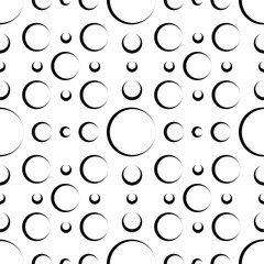 Pattern bubbles coutur vector illustration