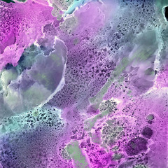 Texture alcohol ink abstraction for design of paper or textile background, cover