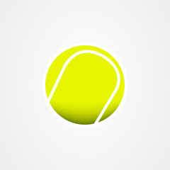 Tennis icon logo vector design