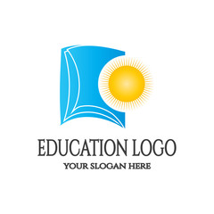 Children's educational logos or icons, a symbol of a child achieving dreams