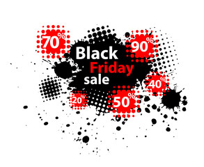 Sale. Black Friday. Vector illustration