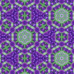 Seamless retro style floral pattern background with dry rose leaves. Wrapping paper, wall paper, gift card, greeting card and invitation background. Hexagonal pattern.