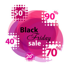 Sale. Black Friday. Vector illustration