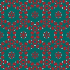 Detailed seamless pattern background with retro style colors. Wall paper, wrapping paper, gift card, invitation and cover design.