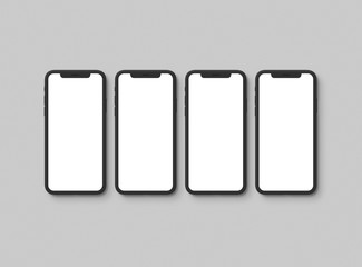 set of smartphones