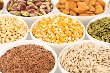 Various kind of nuts