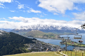 The view of Queenstown in New Zealand © Yujun