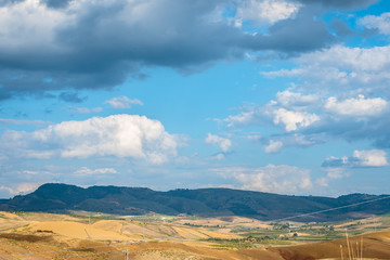 Wonderful Sicilian Landscape, Barrafranca, Enna, Sicily, Italy, Europe