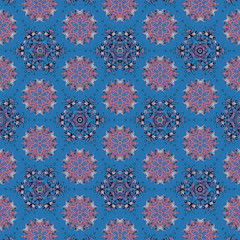 Vintage style detailed seamless pattern background, sweet & pretty colors. Vintage luxury copcept background. Wall paper, wrapping paper, gift card, invitation and cover design.