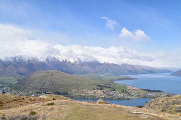 Fototapeta premium The view of Queenstown in New Zealand