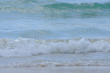 Wave on beach.