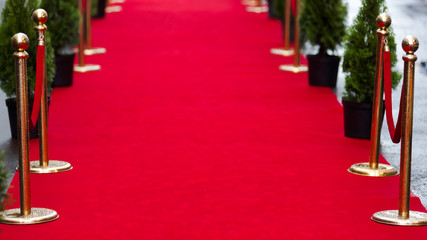 Red carpet entrance