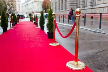 Red Carpet for cinema awards and Fashion Awards ceremony for celebrities persons