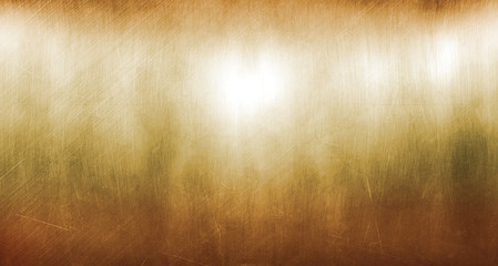 Old sheet of copper  scratched