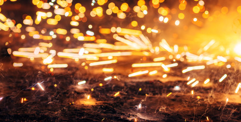 festival celebration greeting,background of firework/sparkle .Happy Diwali