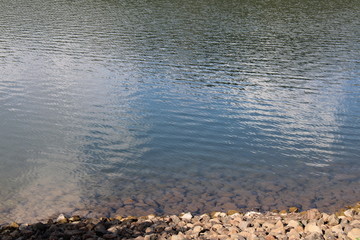 water on beach