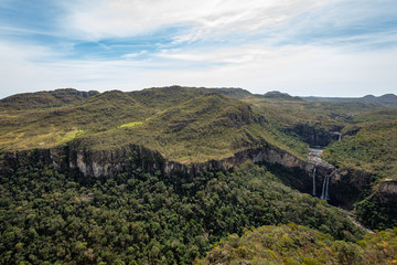 Naklejka premium view of mountains chapada dos veadeiros