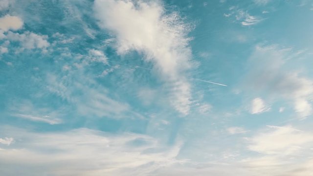 View of the beautiful clouds in the sky
