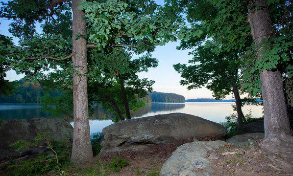 Boulders At Badin Lake