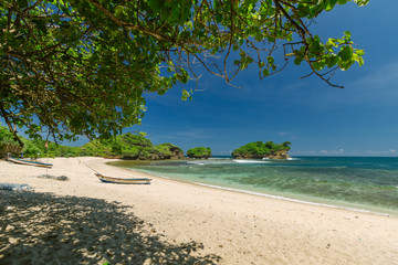 tropical beach in indonesia