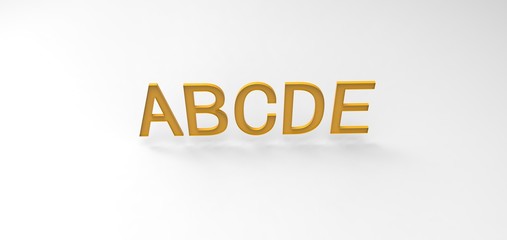 3D font 
