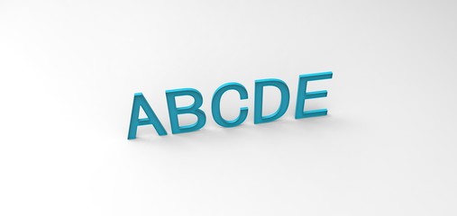 3D font 