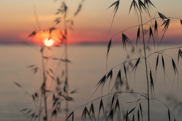 Panele Szklane Podświetlane  Zachód słońca w Chorwacji