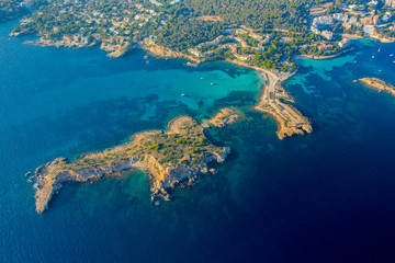 Obraz premium coast of Mallorca with the height of Spain