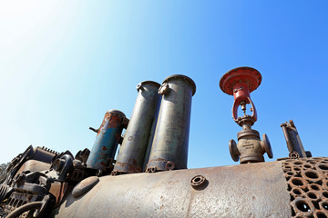 rusty mechanical components