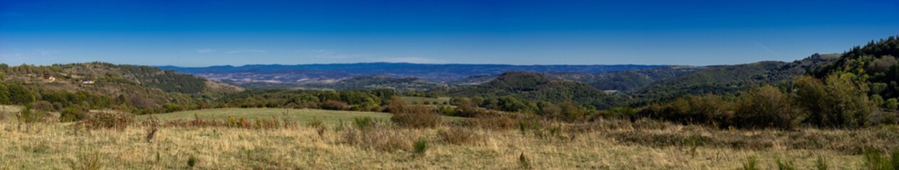 paysage panoramique Auvergnat, France