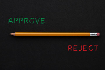 Approve Reject Concept