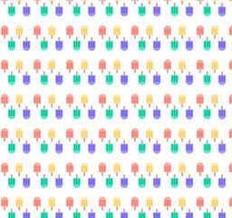 Ice-Cream Pattern. Summer time.