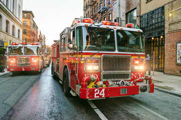 New York fire trucks