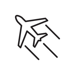 Airplane Icon Vector Design Template