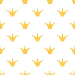 Simple little princess vector abstract seamless pattern - 300420565