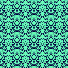 seamless decorative classic vintage pattern ornaments tracery repeat endless wallpaper background