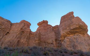 Fototapeta premium Charyn Canyon is located near the southern capital of Kazakhstan