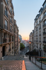 Fototapeta na wymiar sunrise in Paris