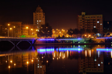 Obraz premium city at night