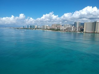 Fototapeta premium widok na Waikiki