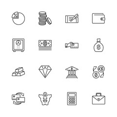 Banking - Flat Vector Icons