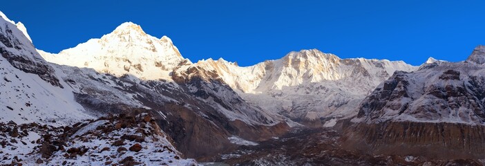 Mount Annapurna from Annapurna south base camp