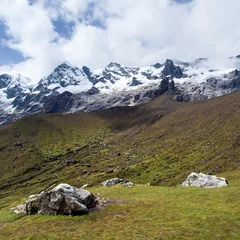 Berge auf Salkantay Trek auf dem Weg nach Machu Picchu © Daniel Prudek