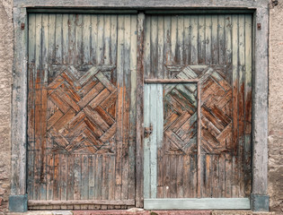 Vieille porte en bois