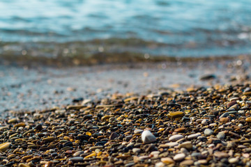 stones on the beach