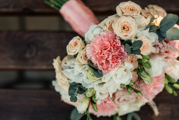 fresh wedding bouquet