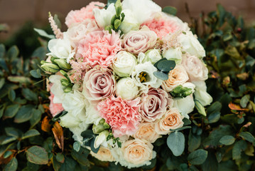 fresh wedding bouquet
