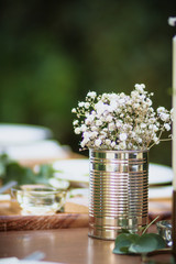 Simple wedding flowers idea